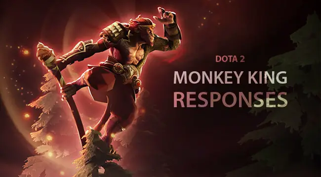Dota 2: Monkey King's Responses For Other Heroes