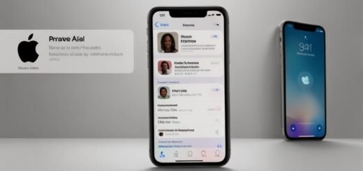A glowing iPhone screen displays a lock icon and AI interface, symbolizing Apple’s PrivateAI securing data with on-device processing.