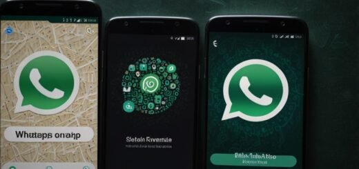 A smartphone screen displaying WhatsApp’s 2025 status update interface with photo collage and music sticker options.
