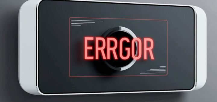 A digital screen displaying a network error message with a spinning black circle, symbolizing the ChatGPT outage affecting businesses worldwide on June 10, 2025.