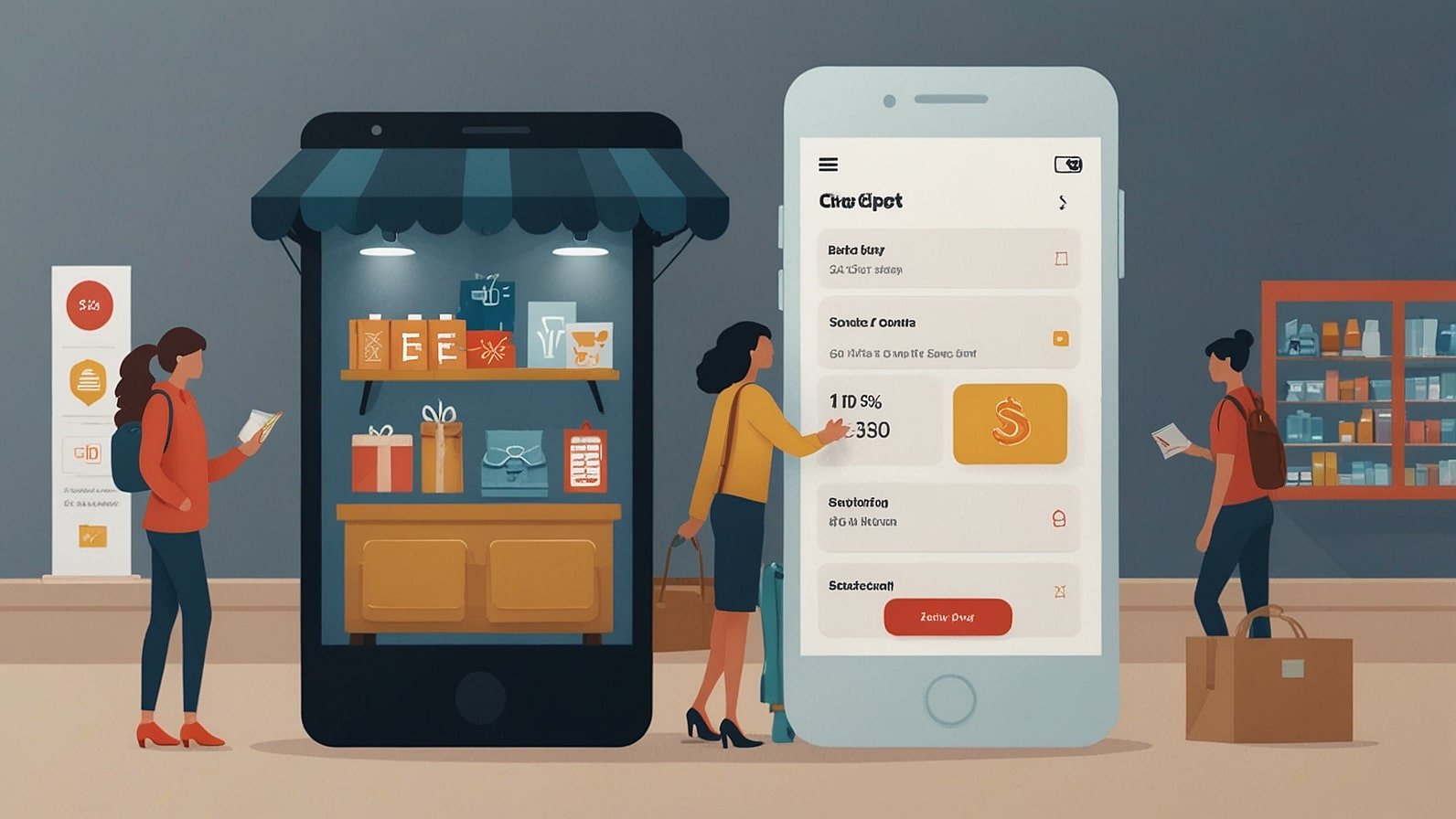 AI-powered ChatGPT interface showing instant checkout option for online shopping
