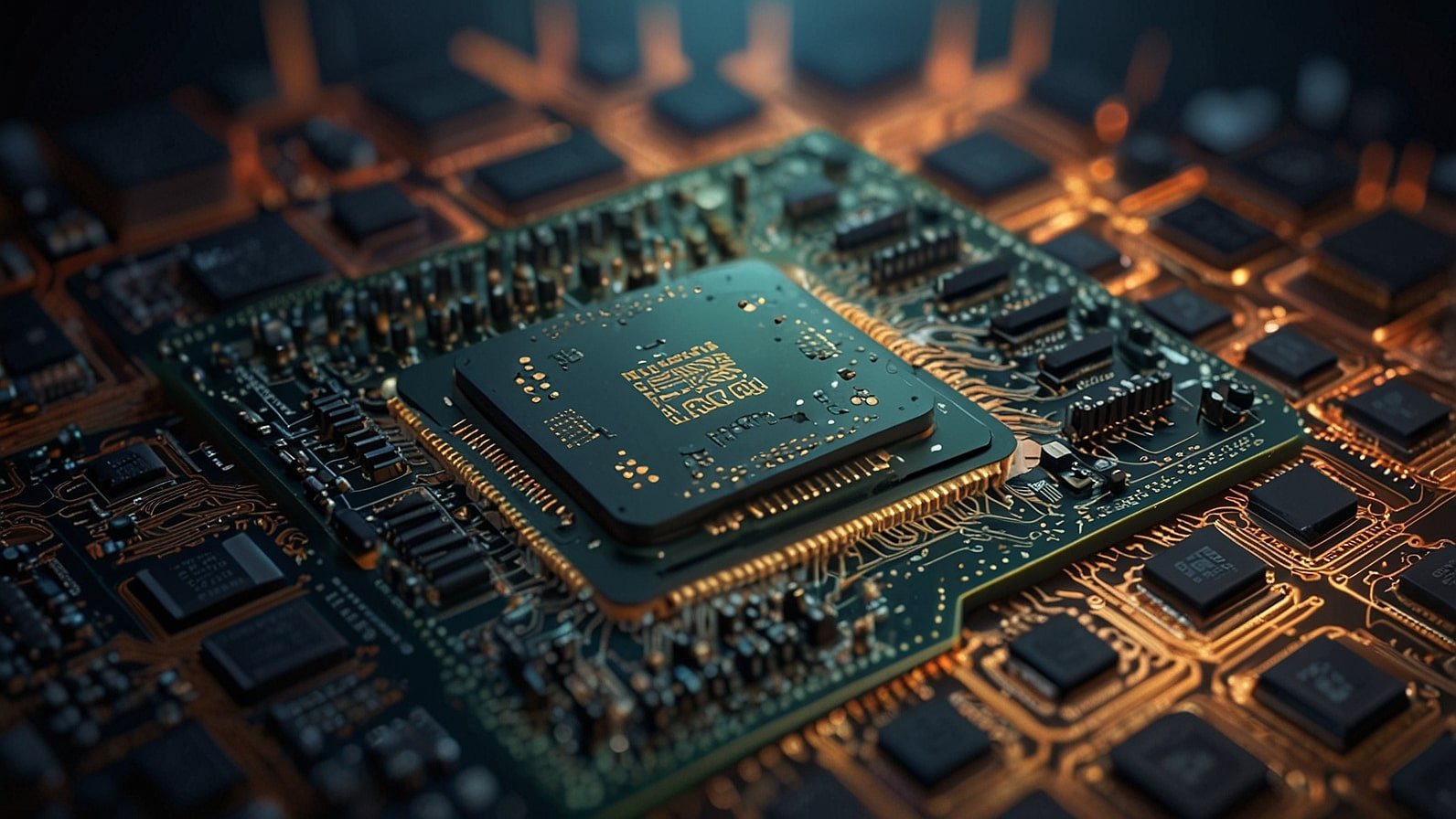 Cerebras Wafer Scale Engine (WSE) chip glowing on a futuristic circuit board, showcasing AI hardware innovation in 2025